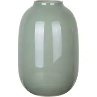 Mega Collections Bloemenvaas Oval Beauty - jade groen - glas - D17 x H25 cm