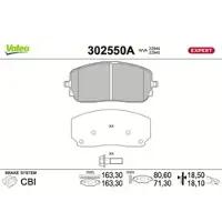 Valeo 302550A Remblokken