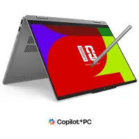 Lenovo IdeaPad 5x 2-in-1 14 Snapdragon Snapdragon X2 Plus X2P-42-100-processor 4,04 GHz, Windows 11 Home Arm64, 512 GB SSD M.2 2242 PCIe Gen4 QLC - 83UKCTO1WWBE1, Luna Grey