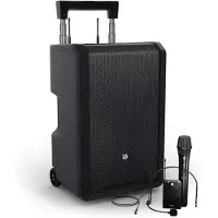 LD Systems ANNY 10 HBH 2 B5 Accu PA-speaker set met 2 mics (584 - 608 MHz)