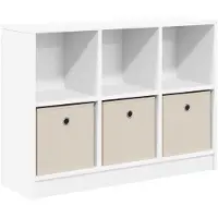vidaXL Dressoir Wit 88,5 x 27,5 x 63,5 cm