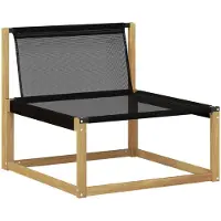 vidaXL Buiten bank set 8 pcs Wit en zwart 79 x 79 x 37 cm