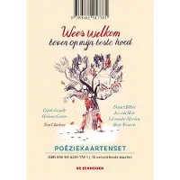 Eenhoorn Poëziekaartenset 'Wees welkom boven op mijn beste hoed'