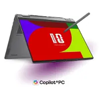 Lenovo Yoga 7i 2-in-1 Gen 11 Aura Edition 14 Intel Intel Core Ultra 7 355-processor LPE-cores tot 3,50 GHz en P-cores tot 4,70 GHz, Windows 11 Home 64, 1 TB SSD M.2 2242 PCIe Gen4 QLC -