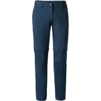 Vaude - Women's Farley Stretch Zip Off Pants II - Trekkingbroek 34 - Short, blauw