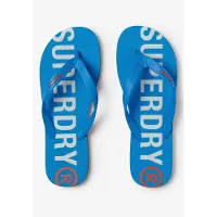 Superdry Teenslippers blauw / wit
