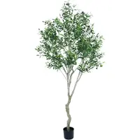 PrettyPlants Kunst Olijfboom 210cm | Nep Olijfboom | Grote Kunstplant | Kunstplanten voor Binnen | Valse Olijfboom | Olijf Kunstplant | Kunstplant kamerhoog