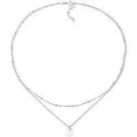 Elli - Halsketting - Dames Choker Laagje in 925 sterling zilver verguld - Dames