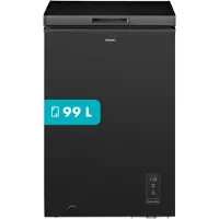 Tomado TCF0991B - Vrieskist - 99 liter - Supervriezen - Digitaal thermostaat - Low Frost - Energielabel E - Zwart