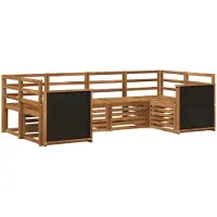 vidaXL Buiten bank set 5 st Naturel Massief Acacia Hout