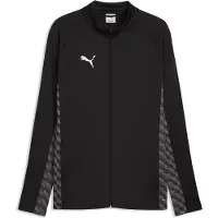 Puma Sportjas 'TeamLIGA26' grijs / donkergrijs / zwart / wit