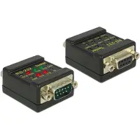 DeLOCK 87713 VGA-connector D-sub bus 9-polig - D-sub stekker 9-polig 0 cm 1 stuk(s)