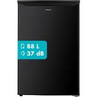 Tomado TFT5501B Tafelmodel vriezer energiezuinig - 88 liter - 55 cm breed - Energielabel C - Diepvries - Compact - Vrijstaand - 3 vrieslades - Zwart