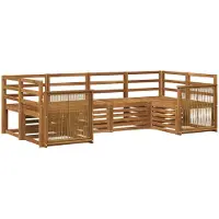 vidaXL Buiten bank set 5 st Naturel Massief Acacia Hout
