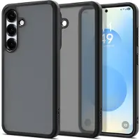 Spigen Ultra Hybrid Backcover geschikt voor Samsung Galaxy S25 - Frost Black