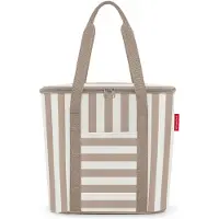 Reisenthel Shopper lichtbruin / wit