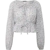 s.Oliver Blouse crème / lichtblauw / chocoladebruin / rosé