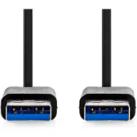 Nedis USB A naar USB A kabel | 1 meter | USB 3.0 (Vertind koper)