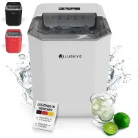 Juskys IJsblokjesmachine IceOracle - Wit - Incl. Toebehoren