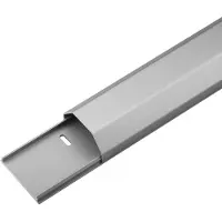 Goobay Kabelgoot muur | | 110 x 5 cm (Aluminium, Grijs)
