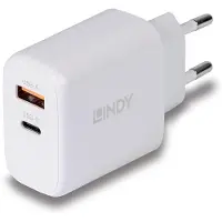 Lindy GaN 65W USB Type A &amp; C - - Oplader - GaN - USB Type C - USB Type A