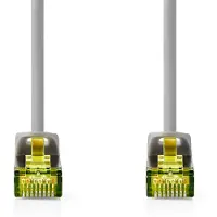 Nedis Cat 8.1 Netwerkkabel | S/FTP | RJ45 Male | RJ45 Male | 10.0 m | Rond | LSZH | Grijs | Label - CCGL85520GY100