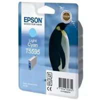 Epson T5595 inkt cartridge licht cyaan (origineel)