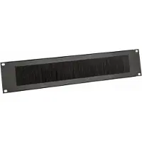 Adam hall RACK PAN 02 BRUSH 19 inch rackafscherming 2 HE Staal