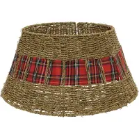 Christmas Decoration Boomring naturel klassiek | zeegras | D57 x H28cm