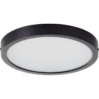 Brilliant LED-plafondlamp Navara G80885/26 voor badkamer, hal, keuken, garage, kunststof, geschikt voor binnen en buiten, zwart - LED permanent geïntegreerd