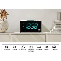 OEM DAB-wekkerradio, netstroom, zwart