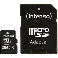 Intenso microSD UHS-I, prestatiekaart, 256 GB