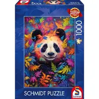 Schmidt - Legpuzzel - Panda in het regenboogbos - 1000 stukjes - Volwassenen - vanaf 12 jaar