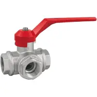 PLASTIMO L 1/4-1/2´ Ball Valve Zilver