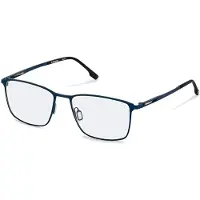 Rodenstock Bril - - R7151 - Blauw/Zwart - Metaal - 55/18/140