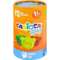 Carioca Misiaki Baby Kleurpotloden - 12 Stuks, Vanaf 1 Jaar