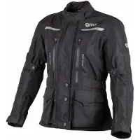 GMS Gear dames motorjas, textiel, zwart, maat XS