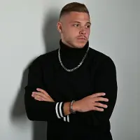 Akzent herenketting "Nathan" Zilverlook - Edelstahl gourmetteketting