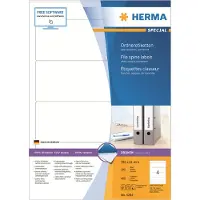 Herma 4284 Premium etiketten voor classeurs A4 192 x 61 mm wit (400 etiketten)