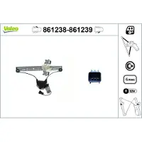 Valeo 861238 Raammechanisme
