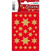 Herma Stickers ster 6-puntig, goud - 10 stuks