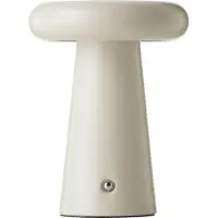 Brilliant Muffin - Buiten tafellamp - LED 6W - Ø 14 cm - 400 lm - 3000K - 3-steps dimbaar - USB oplaadbaar - IP44 - Beige