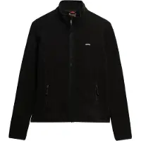 Superdry Fleece jas zwart