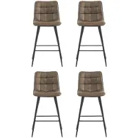 Benoa Barstoel Lucille Licht Bruin - barstoelen set van 2