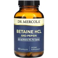 Dr. Mercola - Betaine HCL and Pepsin - 90 capsules