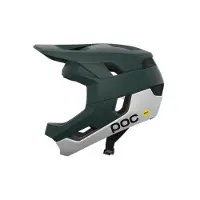 POC - MTB helmen - Otocon Race Mips Pargasite Green Matt/Hydrogen White Matt voor Unisex - Maat 59-62 cm - Groen