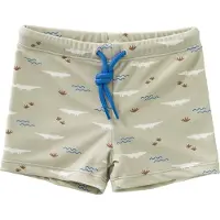 Fresk UV Zwembroek voor Jongens 62 - Sneldrogende Zwemkleding - UV-bescherming UPF 50 - Zwemshort Kinderen - Groen - Crocodile
