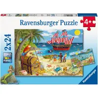 Ravensburger Piraten en zeemeerminnen, 24 stuks, cartoons, geschikt voor kinderen vanaf 4 jaar