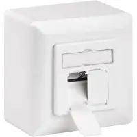 Enzo Goobay Cat6 In/Opbouw doos 2x UTP wit - 2575300