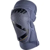 Leatt 3DF 5.0 Zip Donkerblauwe Motocross Kniebeschermers Maat 2XL